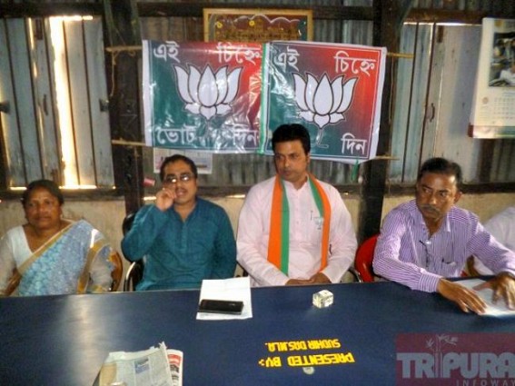 Kamalpur: Biplab admits organizational weakness, condemned the role of government and police on cow-dung issue 